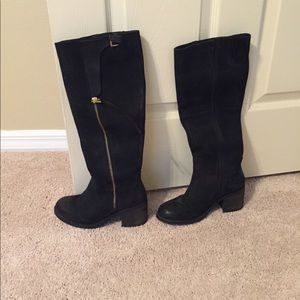 6.5 Steve Madden Antsy suede high boots worn once